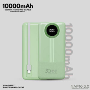 3 DOT:NAP 10 3.O 10000MAH 22.5W POWER BANK