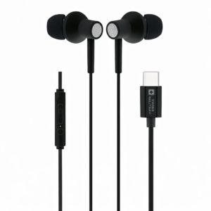 SWISS MILITARY:WATER LITE TYPE-C BLACK EARPHONE