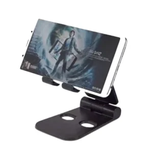 Foldable Desktop Mobile Holder Black Alangar.in Free Gift 1