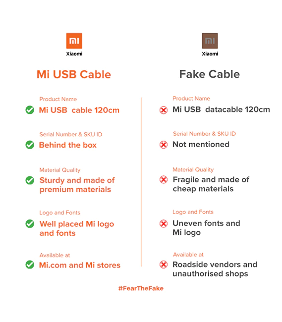 Mi Usb Cable 120cm Black