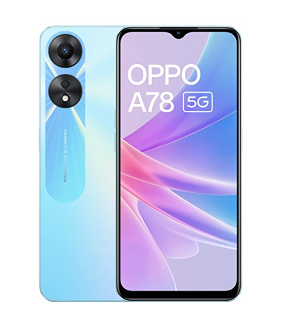 Oppo A78 8gb Ram 128gb Rom Blue Front&back