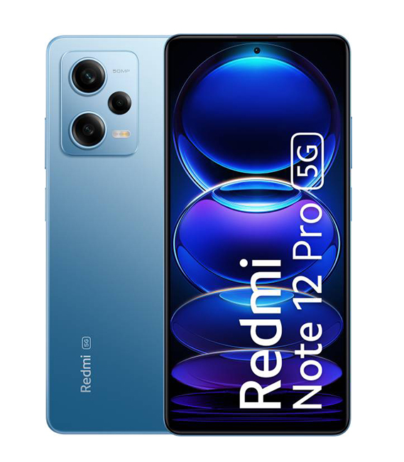 Redmi Note 12 Pro Blue Front&back