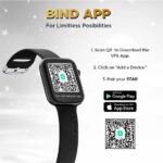Gizfit Star Smartwatch Black Bind App